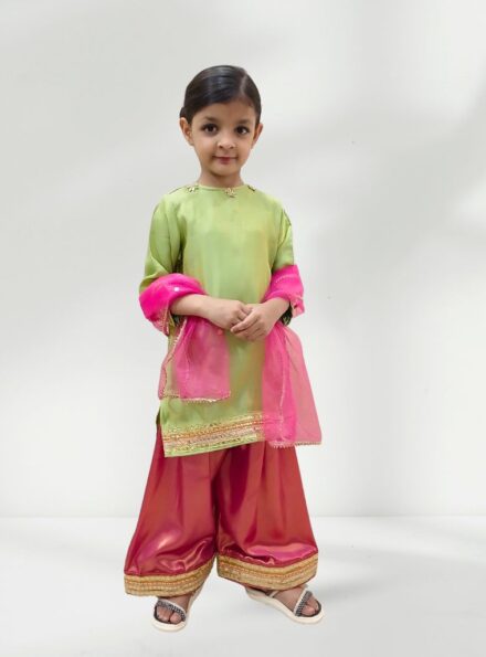 3 piece silk dress